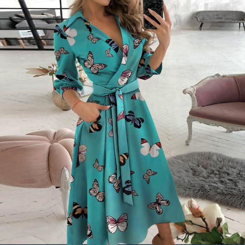 Women' Swimwear Spring Female Summer Print Sexy V-neck Dress Lace-up Wrap Skirt Office Ladies Casual 2021, E896111b
Women' Swimwear Spring Female Summer Print Sexy V-neck Dress Lace-up Wrap Skirt Office Ladies Casual 2021, E896111b