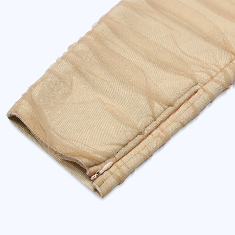 High Quality Nude Suspenders V-Neck Bandage Jumpsuit Rayon Elegant Celebrity Woman Sexy Halter Bodysuit 210527