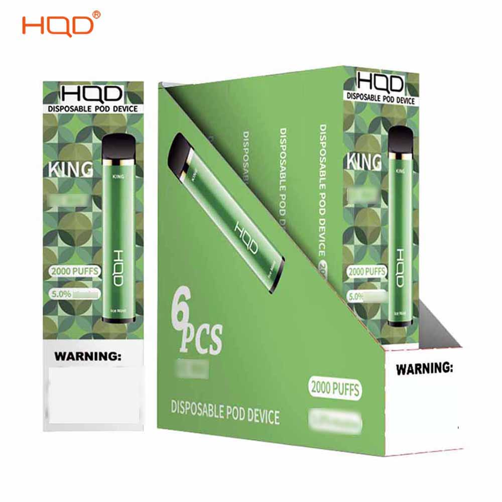 Authentic HQD KING 2000 Puffs Disposable E Cigarettes Kit Pod Device Vape Pen 1200mAh Battery 6.5ml Pre-filled vs MAXX
Authentic HQD KING 2000 Puffs Disposable E Cigarettes Kit Pod Device Vape Pen 1200mAh Battery 6.5ml Pre-filled vs MAXX