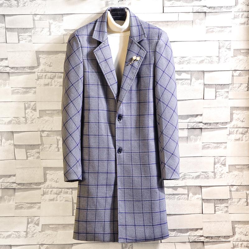 Men's Trench Coats Autumn And Winter Long Large Size 4XL Plaid Jacket Fashion Quality Japanese Style, Blue
Men's Trench Coats Autumn And Winter Long Large Size 4XL Plaid Jacket Fashion Quality Japanese Style, Blue