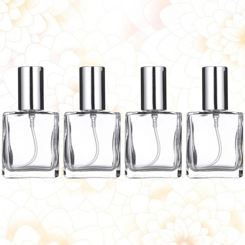 Storage Bottles & Jars 4 Pcs 15ml Transparent Square Flat Spray Bottle Glass Empty Perfume Liquid Dispenser For Makeup Skin Care (Silver
Storage Bottles & Jars 4 Pcs 15ml Transparent Square Flat Spray Bottle Glass Empty Perfume Liquid Dispenser For Makeup Skin Care (Silver