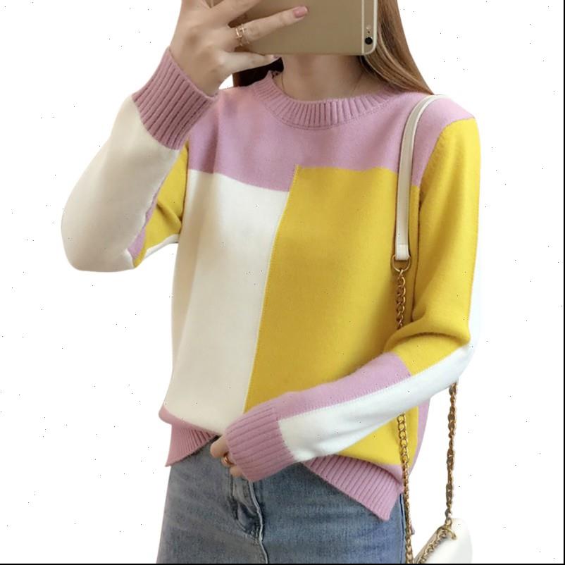 women sweaters contrast color winter sweater long sleeve jumper pullover knitted female drop, White;black
women sweaters contrast color winter sweater long sleeve jumper pullover knitted female drop, White;black