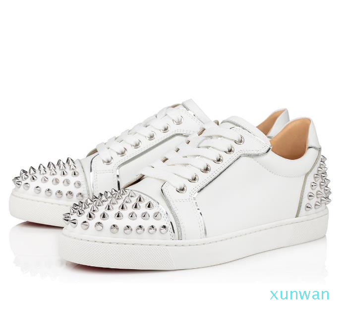 Perfect Low Top Baskets Red Soles Homme Spikes Vieira 2 Red Bottom Sneakers Men Women Outdoor Sportd Trainer White,Black,Sliver
Perfect Low Top Baskets Red Soles Homme Spikes Vieira 2 Red Bottom Sneakers Men Women Outdoor Sportd Trainer White,Black,Sliver