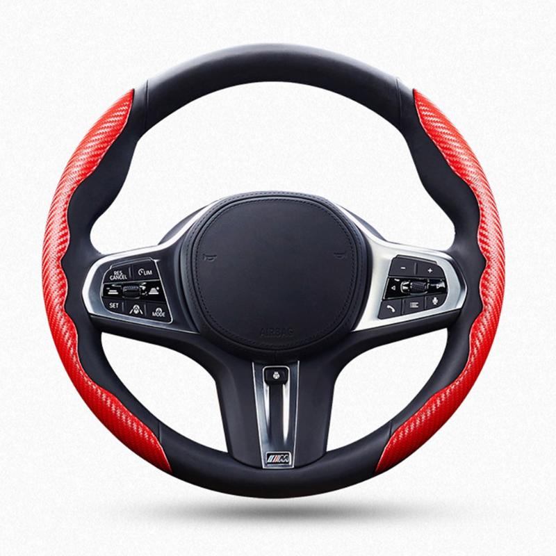 Steering Wheel Covers Car Cover Breathable Anti Slip Leather Suitable 37-38cm Auto Protective Decoration
Steering Wheel Covers Car Cover Breathable Anti Slip Leather Suitable 37-38cm Auto Protective Decoration