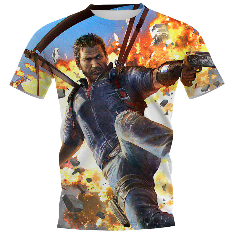 CLOOCL 3D Printed Men T-shirts 4 Colors Game War DIY Tops Mens Personalized Casual Clothes Slim Short Sleeve Shirts Teens Boys Leisure Outfits, White;black
CLOOCL 3D Printed Men T-shirts 4 Colors Game War DIY Tops Mens Personalized Casual Clothes Slim Short Sleeve Shirts Teens Boys Leisure Outfits, White;black