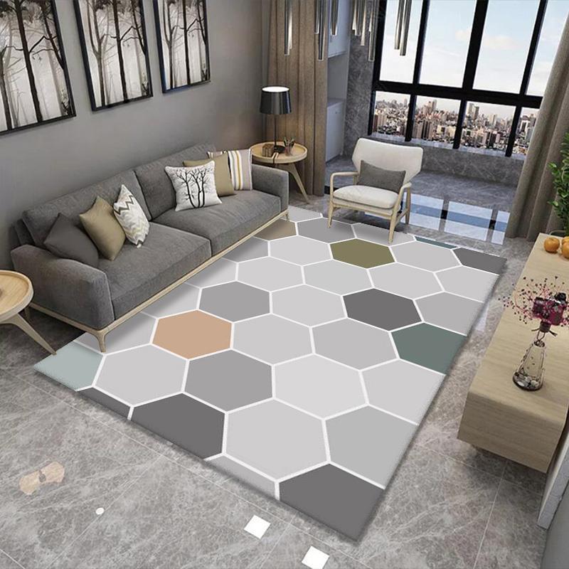 Carpets European-style Modern Living Room Carpet Fashion Geometric Pattern Decoration Floor Mat Bedroom Bedside Area Rug Large, 13
Carpets European-style Modern Living Room Carpet Fashion Geometric Pattern Decoration Floor Mat Bedroom Bedside Area Rug Large, 13