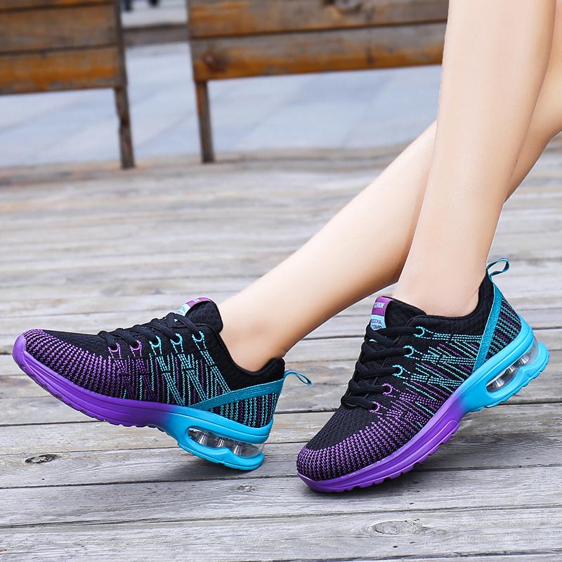 Wholesale Fly women sports running shoes black blue purple yellow red pink trendy casual cushion women's outdoor jogging walking, A2
Wholesale Fly women sports running shoes black blue purple yellow red pink trendy casual cushion women's outdoor jogging walking, A2