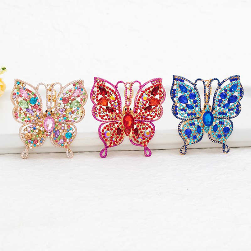 keychain Ornaments Colorful Rhinestone Butterfly Keychain Alloy Craft Car Pendant Gift Lady Bag Key Ring, Silver
keychain Ornaments Colorful Rhinestone Butterfly Keychain Alloy Craft Car Pendant Gift Lady Bag Key Ring, Silver