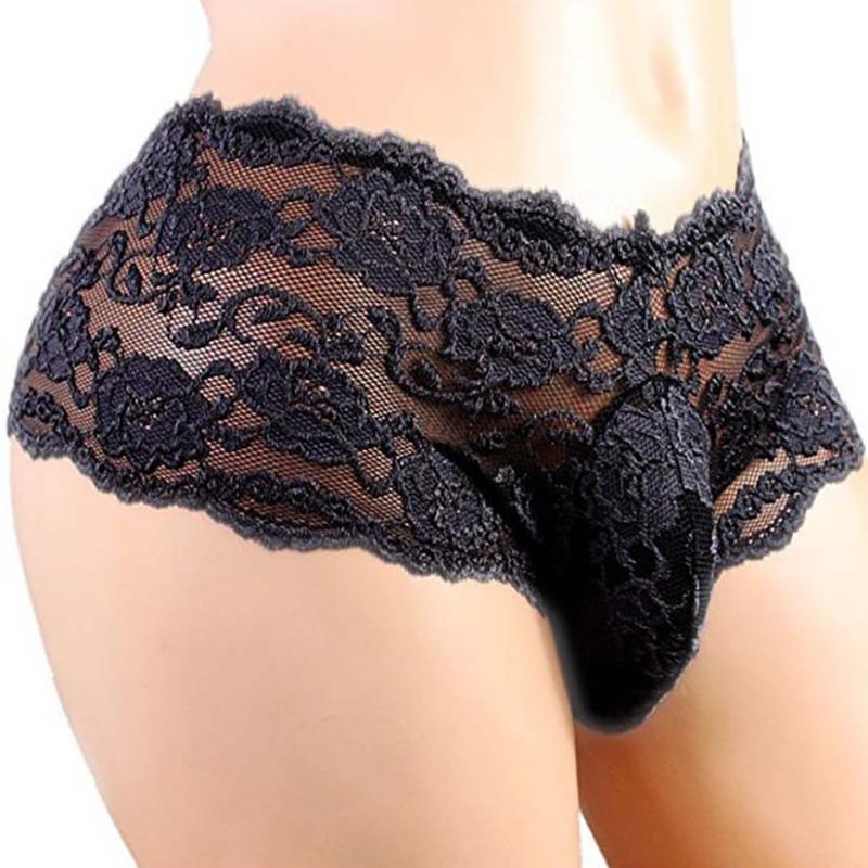 Sexy Men Panties Lace Thongs G-String Briefs Sissy Pouch Lingerie Plus Size Mens Underwear Exotic Men's G-Strings, Black
Sexy Men Panties Lace Thongs G-String Briefs Sissy Pouch Lingerie Plus Size Mens Underwear Exotic Men's G-Strings, Black