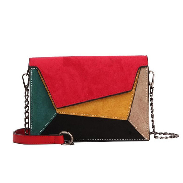 Retro Matte Patchwork Crossbody Bags for Women Clutch Small Chains Strap Shoulder Bag Lady Flap Criss-Cross, Black;red
Retro Matte Patchwork Crossbody Bags for Women Clutch Small Chains Strap Shoulder Bag Lady Flap Criss-Cross, Black;red