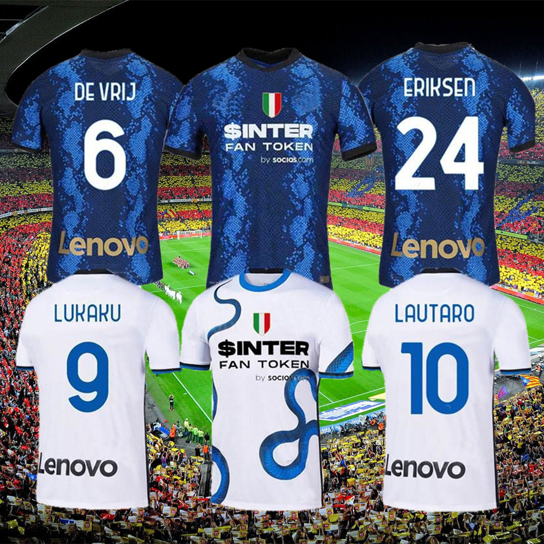 INTER milan 21 22 soccer jersey DZEKO VIDAL KITS BARELLA LAUTARO ERIKSEN ALEXIS CALHANOGLU PERISIC 2021 2022 third Top football shirt men + kids kit set uniforms, Home no sponsored ads 1
INTER milan 21 22 soccer jersey DZEKO VIDAL KITS BARELLA LAUTARO ERIKSEN ALEXIS CALHANOGLU PERISIC 2021 2022 third Top football shirt men + kids kit set uniforms, Home no sponsored ads 1