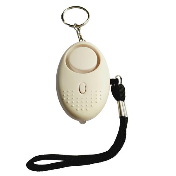 DHL 130db Egg Shape Self Defense Alarm Girl Women Security Protect Alert Personal Safety Scream Loud Keychain Alarms Gift
