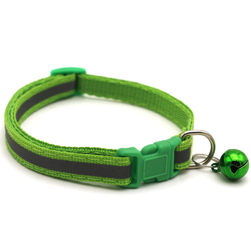 Colorful Buckle Reflective Collar Patch Bell Collar Pet Dog Cat Collar(The logistics price Pls Contact us)