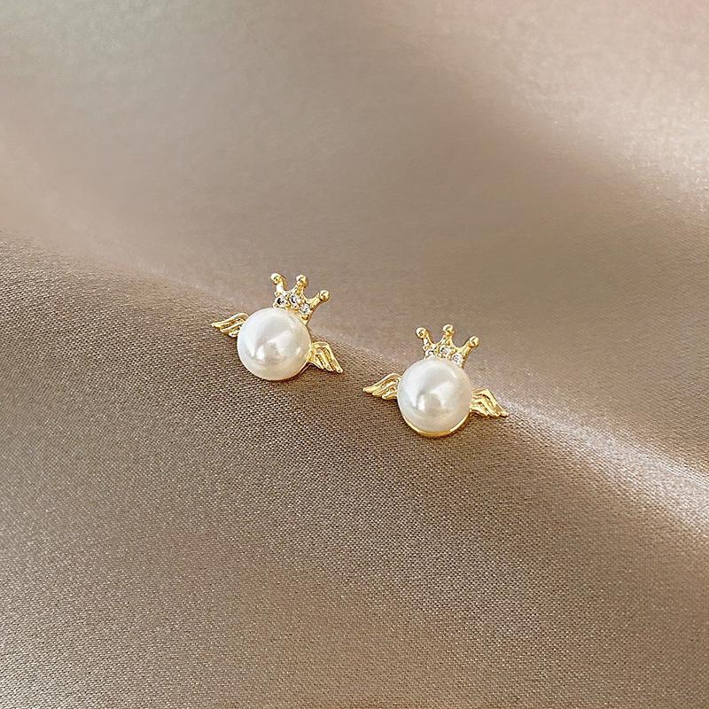 Stud Arrival Earrings Fashion Pearl Trendy Simple Small Cute Female Jewelry, Golden;silver
Stud Arrival Earrings Fashion Pearl Trendy Simple Small Cute Female Jewelry, Golden;silver