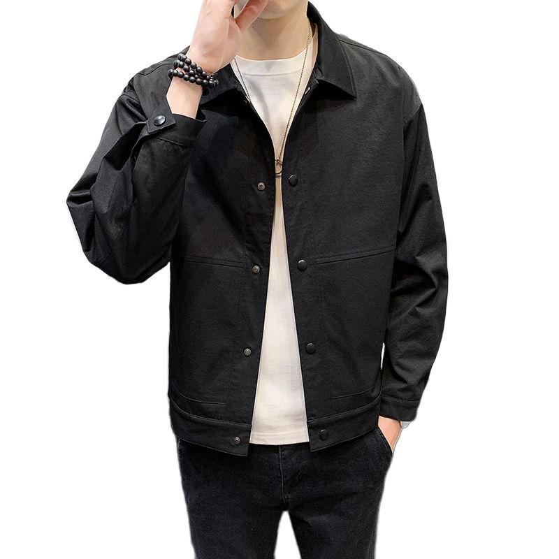 Men's Jacket 2021 Autumn And Winter Solid Color Comfortable Casual Young People Personality Fashion Trend Clothing Jackets