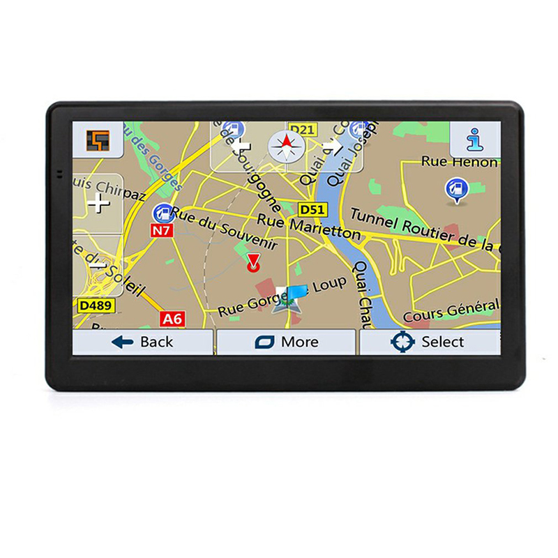 HD Car GPS Navigator with 7-Inch Screen & Bluetooth Connectivity - Maps for Europe, US, Asia