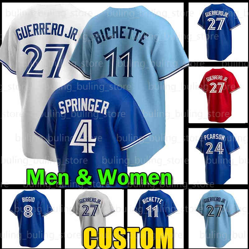 4 George Springer Jersey Toronto 27 Vladimir Guerrero Jr. Baseball 11 Bo Bichette Cavan Biggio Joe Carter Hyun-Jin Ryu Nate Pearson Randal Grichuk Blue White Men Women, Ncaa
4 George Springer Jersey Toronto 27 Vladimir Guerrero Jr. Baseball 11 Bo Bichette Cavan Biggio Joe Carter Hyun-Jin Ryu Nate Pearson Randal Grichuk Blue White Men Women, Ncaa