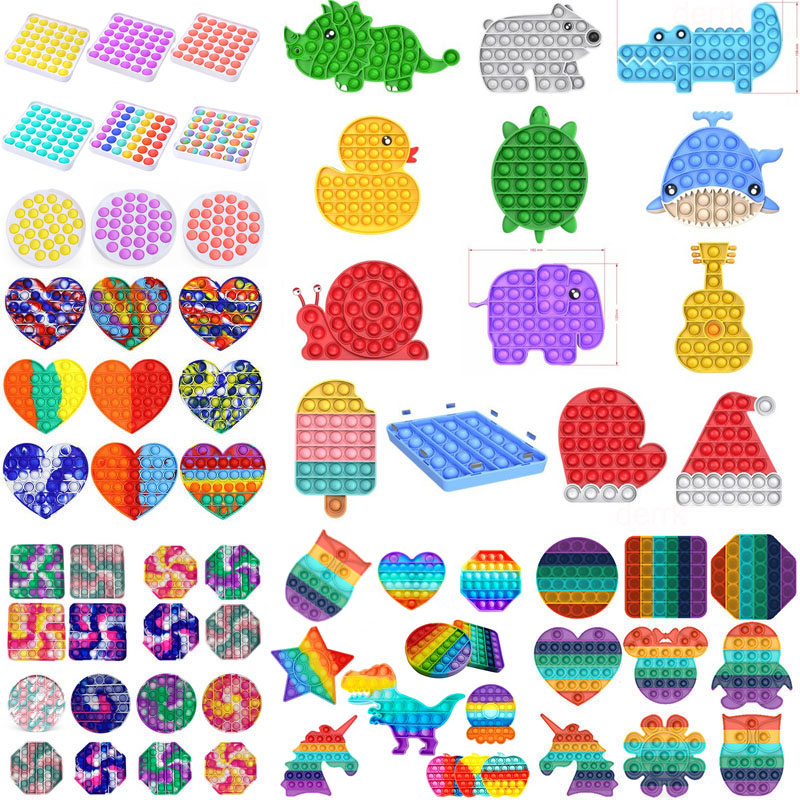 Rainbow Push Bubble Fidget Sensory Toy Unicorn Owl Penguin Autism Special Needs Anxiety Stress Reliever for Office Workers Fluorescence
Rainbow Push Bubble Fidget Sensory Toy Unicorn Owl Penguin Autism Special Needs Anxiety Stress Reliever for Office Workers Fluorescence