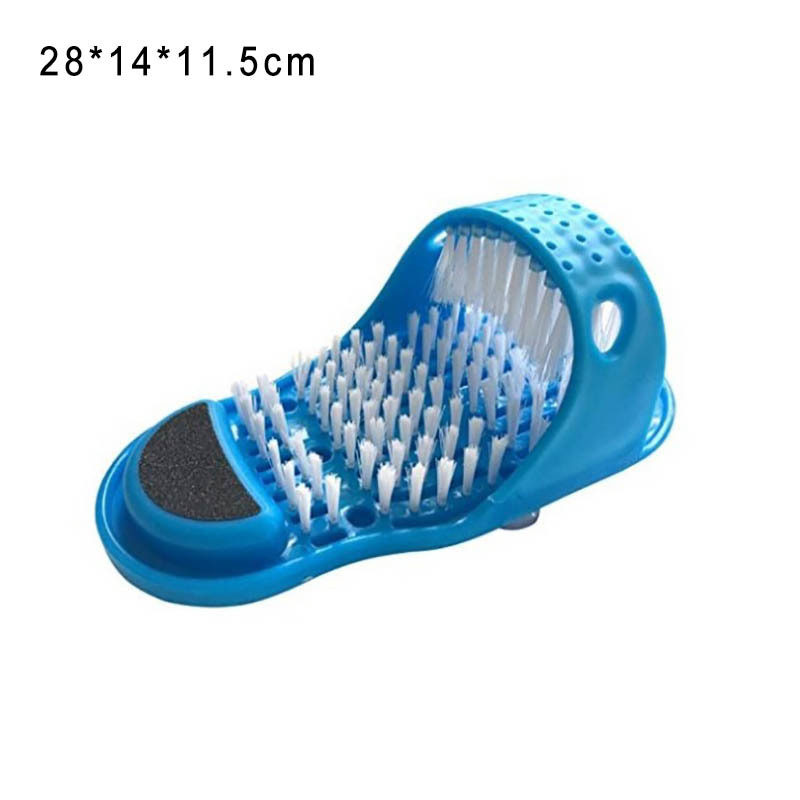 1Pcs Bath Shoe Shower Brush for Feet Care Massager Slippers PVC Foot Scrubber Bathroom Products with Pumice Stone