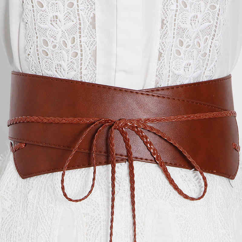 VGH Patchwork Lace White Dress For Women Stand Collar Sleeveless High Waist Sashes Midi Dresses Female Fashion Clothing 210421