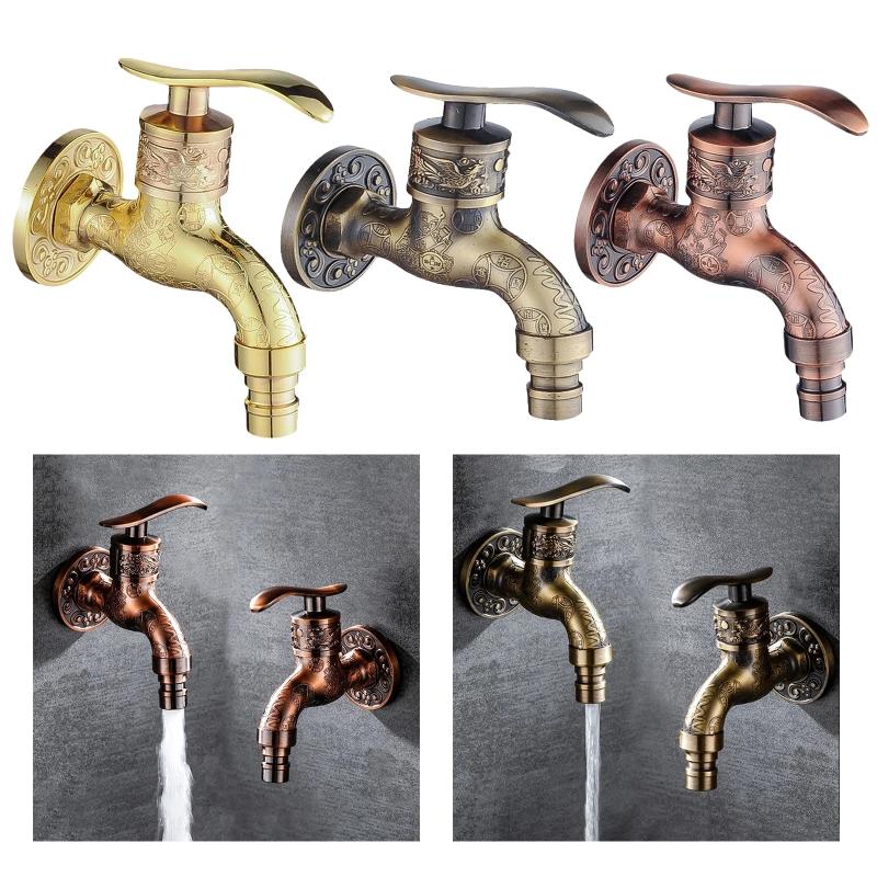 Retro Kitchen Faucet Wall Mount ZincAlloy Antique Bibcock Garden Washing Machine Hose Single Cold Tap For Bathroom Sink Faucets
Retro Kitchen Faucet Wall Mount ZincAlloy Antique Bibcock Garden Washing Machine Hose Single Cold Tap For Bathroom Sink Faucets