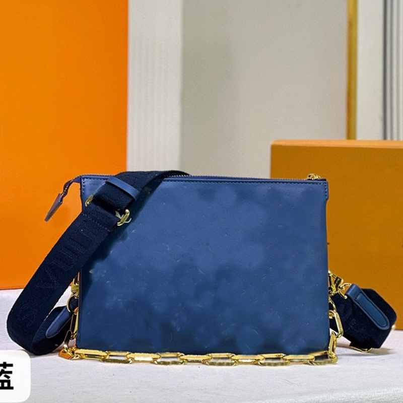 Crossbody Bag Coussin Handbag Purse Embossed Letter Lambskin Leather Denim Color Shoulder Bags Removable Wide Textile Strap Thick Chain Soft Flap Clutch Handbags, Just box
Crossbody Bag Coussin Handbag Purse Embossed Letter Lambskin Leather Denim Color Shoulder Bags Removable Wide Textile Strap Thick Chain Soft Flap Clutch Handbags, Just box