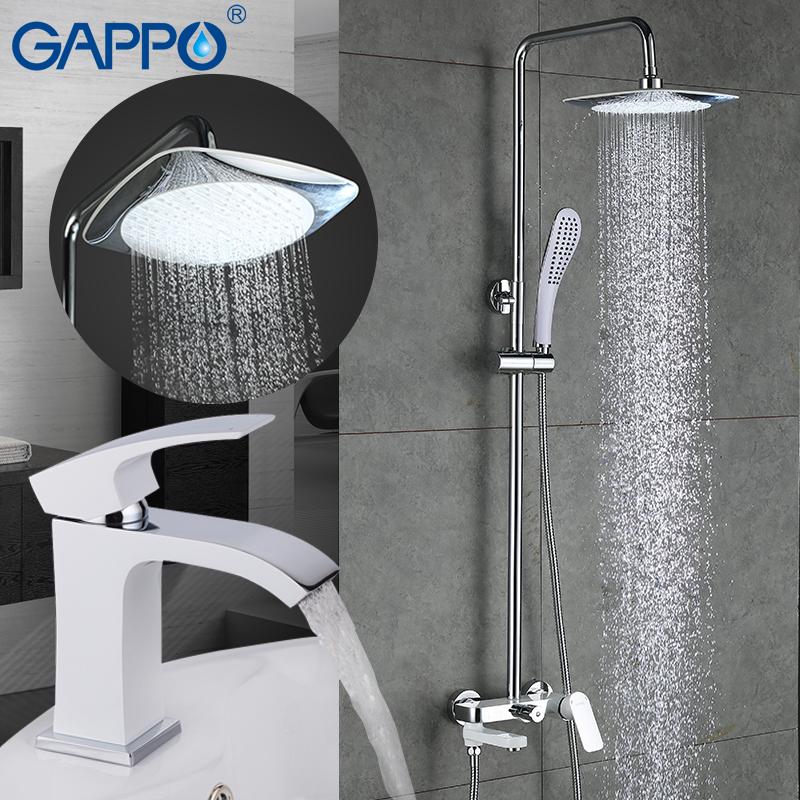 White Shower Faucets Bath Mixer Tap Tub Faucet Waterfall Basin Sink Bathroom Sets
White Shower Faucets Bath Mixer Tap Tub Faucet Waterfall Basin Sink Bathroom Sets