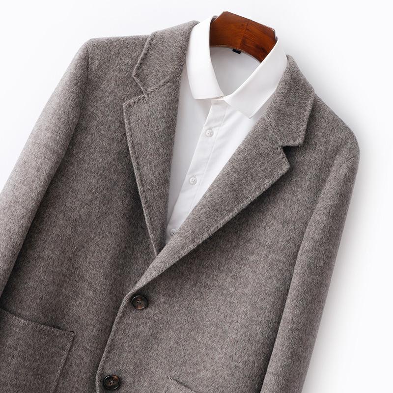100% Pure Australian Wool Overcoat Men's Woolen Reversible Cashmere Coat Winter Windbreaker Jacket, Brown
100% Pure Australian Wool Overcoat Men's Woolen Reversible Cashmere Coat Winter Windbreaker Jacket, Brown