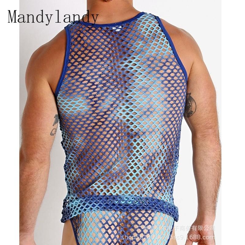 Underpants Mandylandy Perspective Pajamas Sets Underwear Men Briefs Casual Fashion Sexy Home Tie-Dyed Sleepwear Mesh Vest Panties Set, Blue
Underpants Mandylandy Perspective Pajamas Sets Underwear Men Briefs Casual Fashion Sexy Home Tie-Dyed Sleepwear Mesh Vest Panties Set, Blue