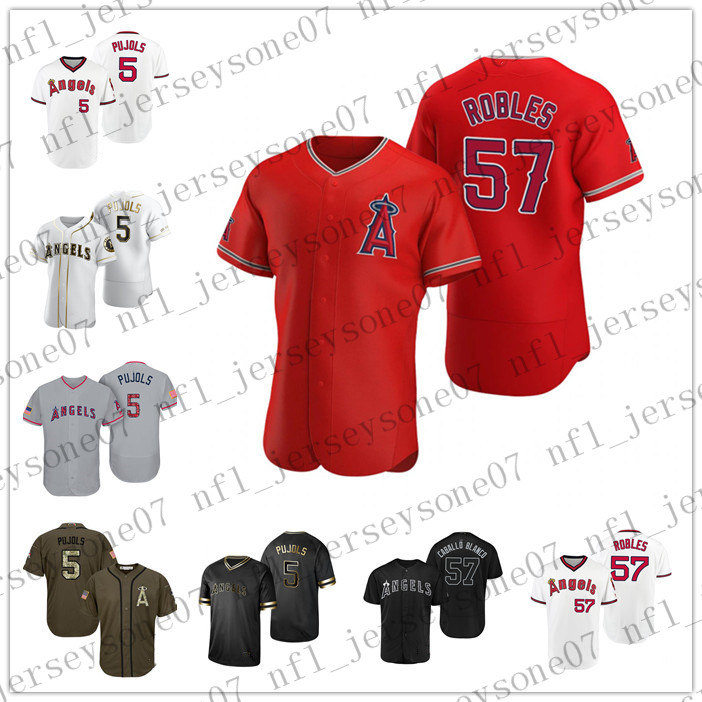 Custom Angeles men women youth Angels 57 Hansel Robles 5 Albert Pujols white gray red Authentic 2020 Home Jersey
Custom Angeles men women youth Angels 57 Hansel Robles 5 Albert Pujols white gray red Authentic 2020 Home Jersey