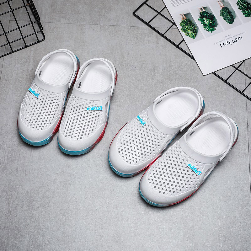 Top Qaulity Men Womens Trainer Sports Size Cross-border Summer Slippers Thick-soled Beach Shoes Couple Hole Shoe Outdoor Baotou Sandals Code:25LL-7790, 52655
Top Qaulity Men Womens Trainer Sports Size Cross-border Summer Slippers Thick-soled Beach Shoes Couple Hole Shoe Outdoor Baotou Sandals Code:25LL-7790, 52655