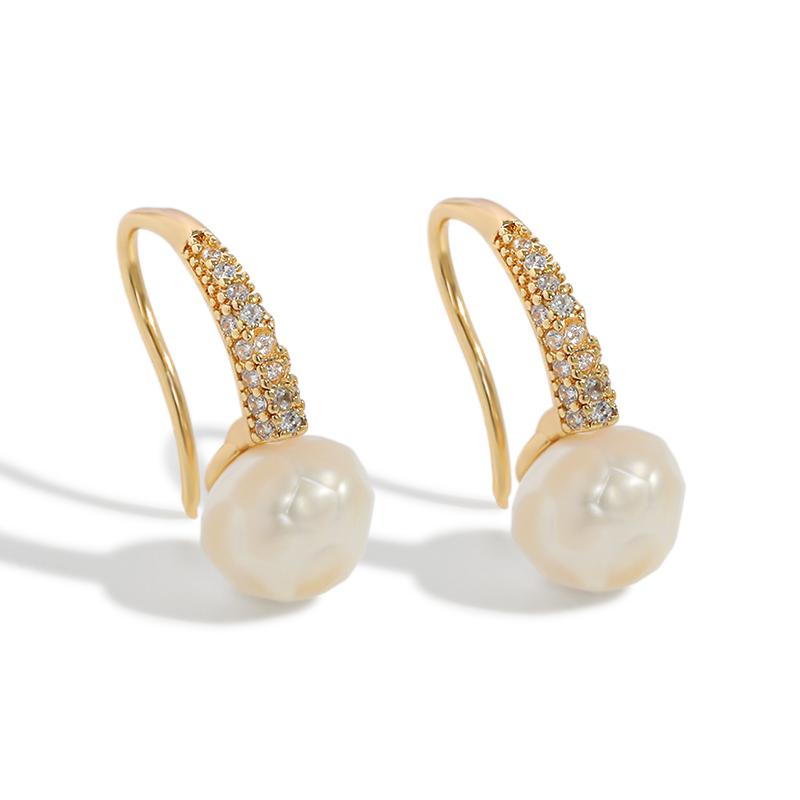 Dangle & Chandelier Kfvanfi Exquisite Simple Natural Pearl Earrings Round White Jewelry Classic Ladies Elegant Gifts, Silver
Dangle & Chandelier Kfvanfi Exquisite Simple Natural Pearl Earrings Round White Jewelry Classic Ladies Elegant Gifts, Silver