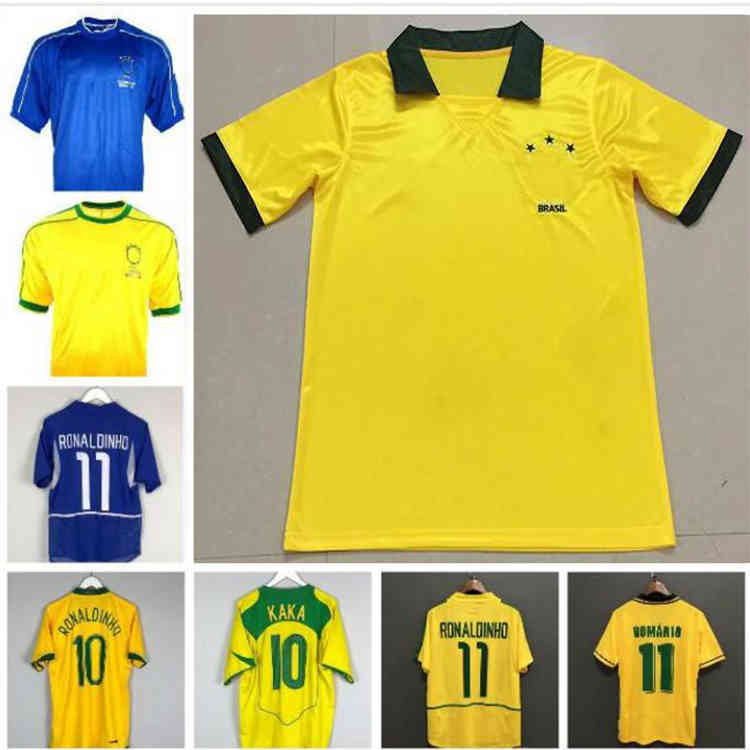 High quality57 70 1988 1994 1998 2000 2002 2004 2006 Retro BRASIL RONALDO Soccer JerseyRivaldo Romario Ronaldo Vintage adult Football Shirt, Black;yellow
High quality57 70 1988 1994 1998 2000 2002 2004 2006 Retro BRASIL RONALDO Soccer JerseyRivaldo Romario Ronaldo Vintage adult Football Shirt, Black;yellow
