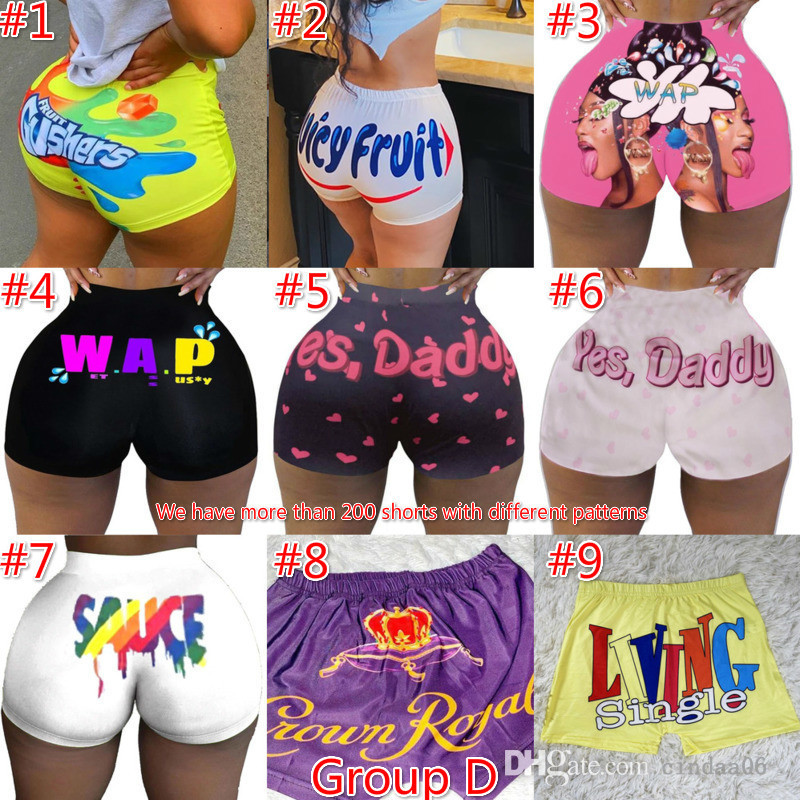 200 colors Designer Women Shorts Sexy Tight personalise Pattern Printed short Yoga Pants Ladies Knickers Breechcloth Fashion Panties, Group b1-b12
200 colors Designer Women Shorts Sexy Tight personalise Pattern Printed short Yoga Pants Ladies Knickers Breechcloth Fashion Panties, Group b1-b12