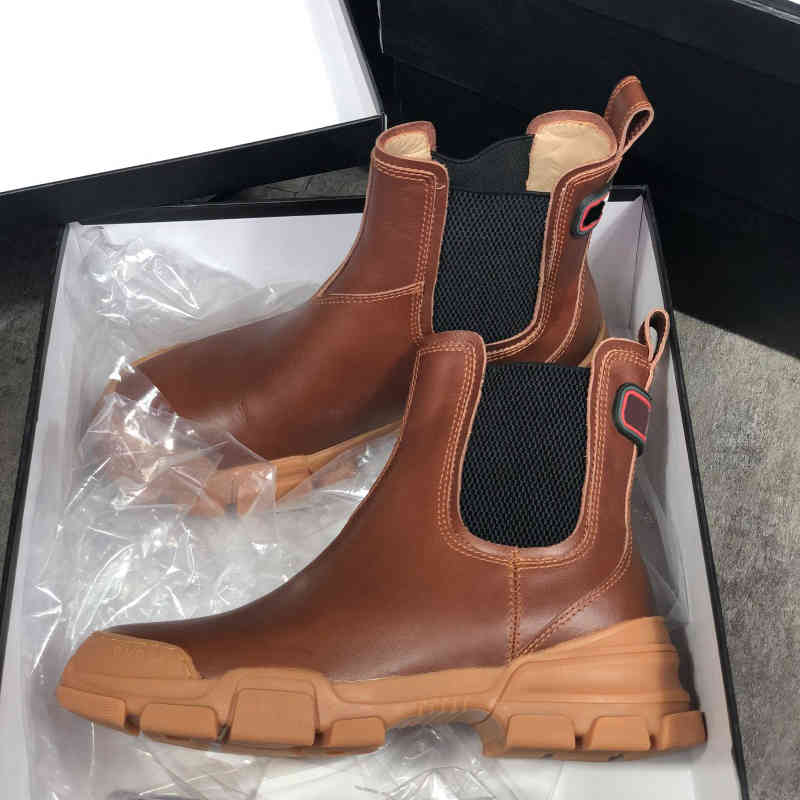 Top Quality Women Leather Martin Boots Men Brown Ankle Boot Fashion Chunky Rubber 100% Real Leather Shoes Lug Sole Winter Booties Size EU42
Top Quality Women Leather Martin Boots Men Brown Ankle Boot Fashion Chunky Rubber 100% Real Leather Shoes Lug Sole Winter Booties Size EU42