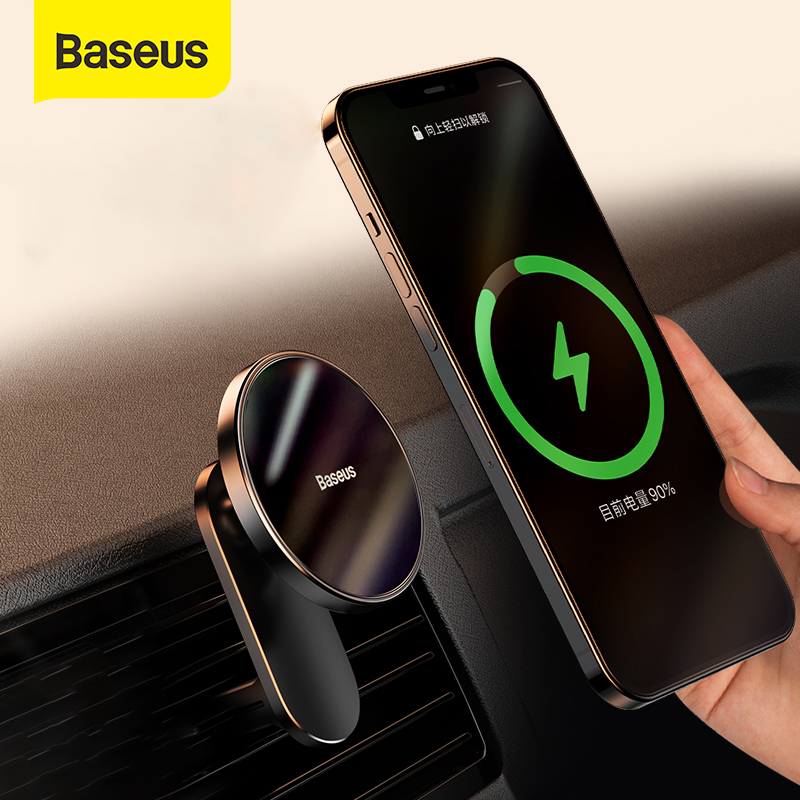 Baseus Magnetic Car Wireless Charger for iPhone 13 iPhone 12 Series Wireless Charging Car Charger Phone Holder Air Vent Stand
Baseus Magnetic Car Wireless Charger for iPhone 13 iPhone 12 Series Wireless Charging Car Charger Phone Holder Air Vent Stand