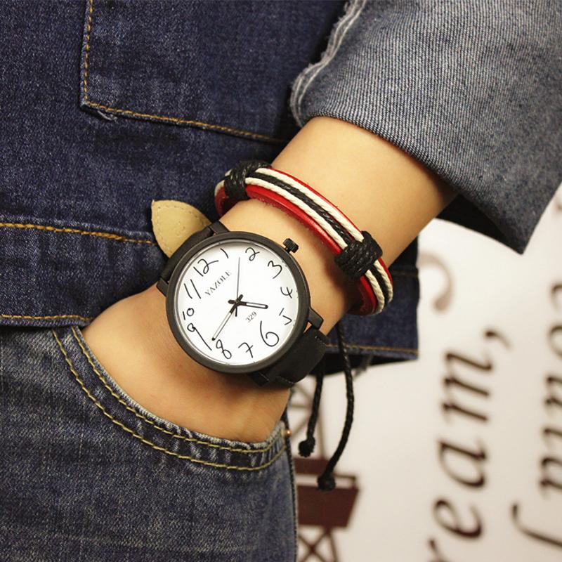 Wristwatches Top Brand Yazole Luxury Men's Watch Fashion Quartz Leather Business Sports Watches Relogio Masculino Erkek Kol Saati 2021
Wristwatches Top Brand Yazole Luxury Men's Watch Fashion Quartz Leather Business Sports Watches Relogio Masculino Erkek Kol Saati 2021
