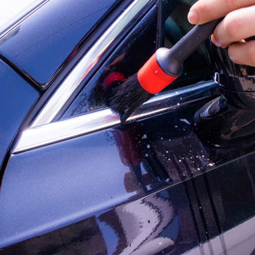 Car Cleaning Tool 5Pcs Car Detail Brush Set For Car Interior Clock Velgen Dashboard Wiel Air Vent Trim