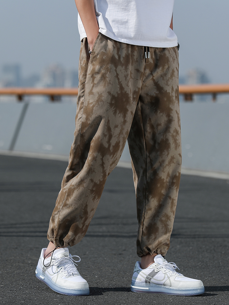 Autumn Casual Camouflage Pants Men Color Matching Fashion Joggers Streetwear Trousers Mens Clothing