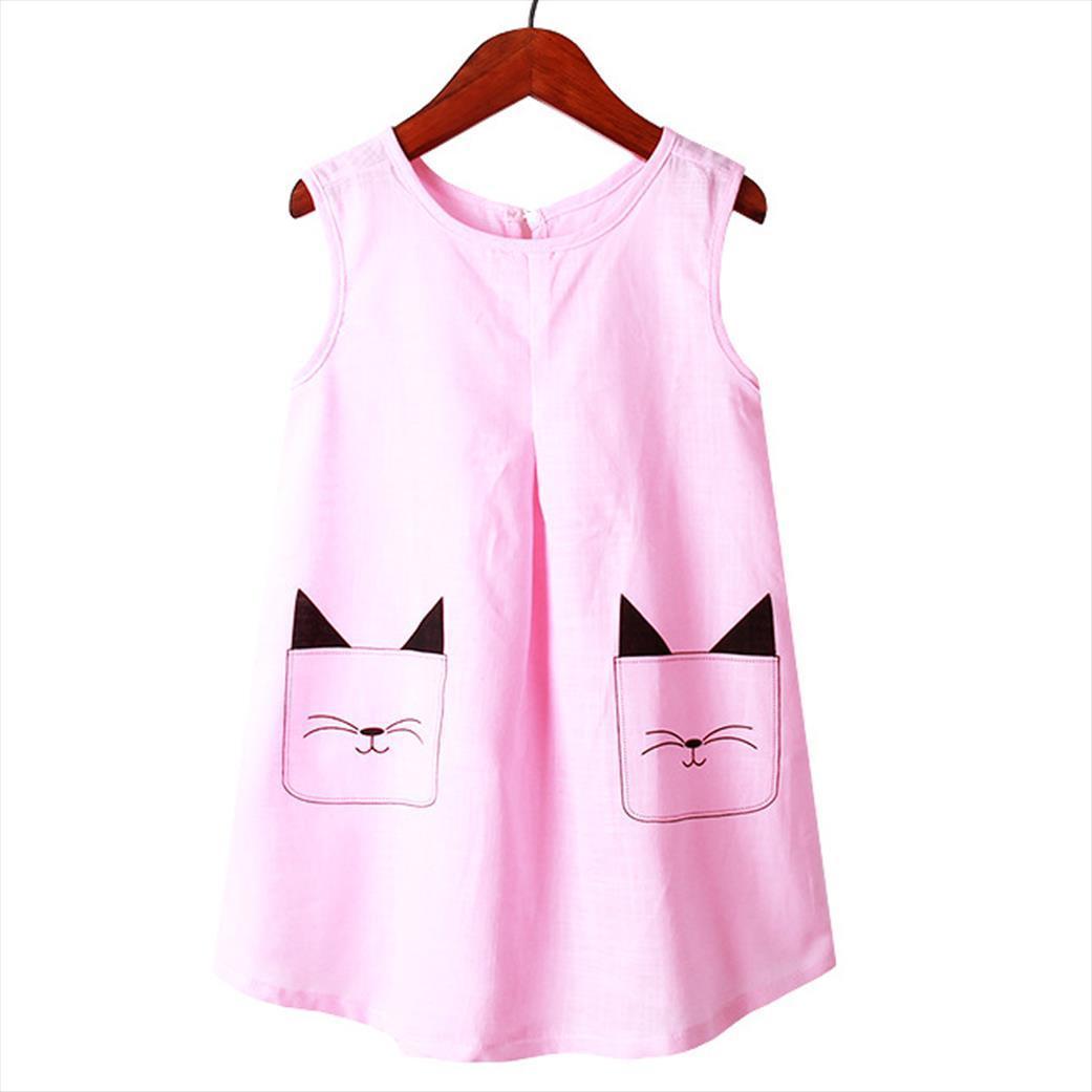 kids girls age 2 14y girl dress sleeveless tank knee length solid color o neck summer beach loose party casual, Red;yellow
kids girls age 2 14y girl dress sleeveless tank knee length solid color o neck summer beach loose party casual, Red;yellow