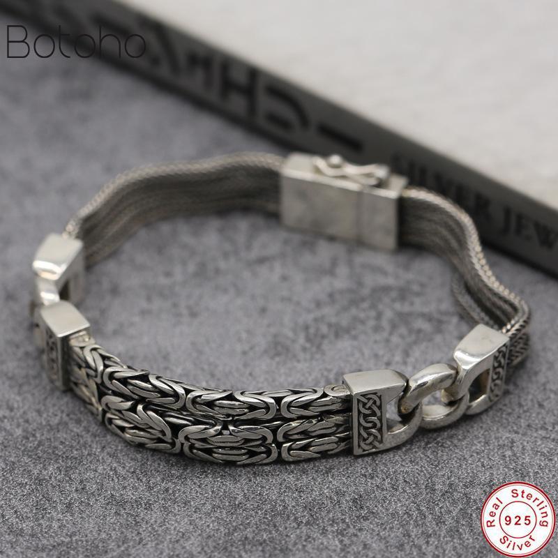 Link, Chain 2021 925 Sterling Silver Bracelets For Men Women Vintage S925 Solid Thai Fashion Jewelry Birthday Gift
Link, Chain 2021 925 Sterling Silver Bracelets For Men Women Vintage S925 Solid Thai Fashion Jewelry Birthday Gift