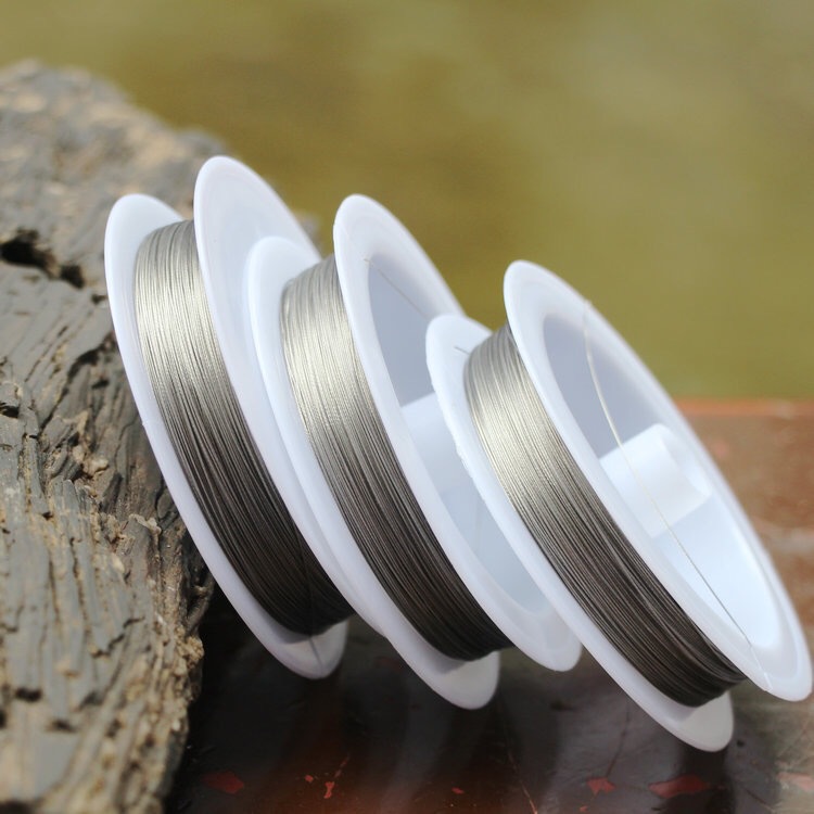 Metal Wire Stainless Steel Thread Cord for Stringing Beads Together ,Beads Bracelet Necklace DIY Jewelry Finding Accessory