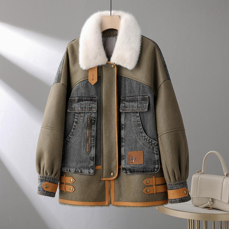 Women's Fur & Faux Fashion 2021 Real Natural Sheepskin Coat With Down Warm Winter Women Jacket Short Style Thcik Genuine Leather, Black
Women's Fur & Faux Fashion 2021 Real Natural Sheepskin Coat With Down Warm Winter Women Jacket Short Style Thcik Genuine Leather, Black