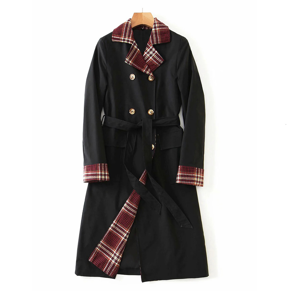 women's trench coats xikom female black turndown collar double breasted long sleeve outerwear vintage streetwear lanes loose coat 41xa, Tan;black
women's trench coats xikom female black turndown collar double breasted long sleeve outerwear vintage streetwear lanes loose coat 41xa, Tan;black