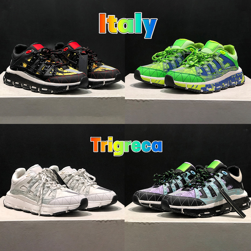Top quality Italy Trigreca sneakers running Shoes black deep blue green white gold gum silver print fashion luxury men women Trainers, Bubble wrap packaging
Top quality Italy Trigreca sneakers running Shoes black deep blue green white gold gum silver print fashion luxury men women Trainers, Bubble wrap packaging