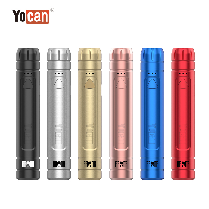 YOCAN ARMOR 380mAh Variable Voltage Battery 10s Preheat With Micro USB Port 510 Thread
YOCAN ARMOR 380mAh Variable Voltage Battery 10s Preheat With Micro USB Port 510 Thread