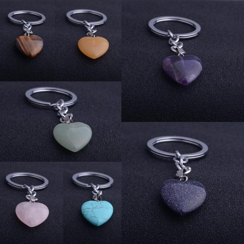 Keychains Gem Quartz Tiger Eyes Natural Stone Love Heart Charms Keychain Gifts For Women Men Family Friends Keyring Jewelry Key Holder
Keychains Gem Quartz Tiger Eyes Natural Stone Love Heart Charms Keychain Gifts For Women Men Family Friends Keyring Jewelry Key Holder