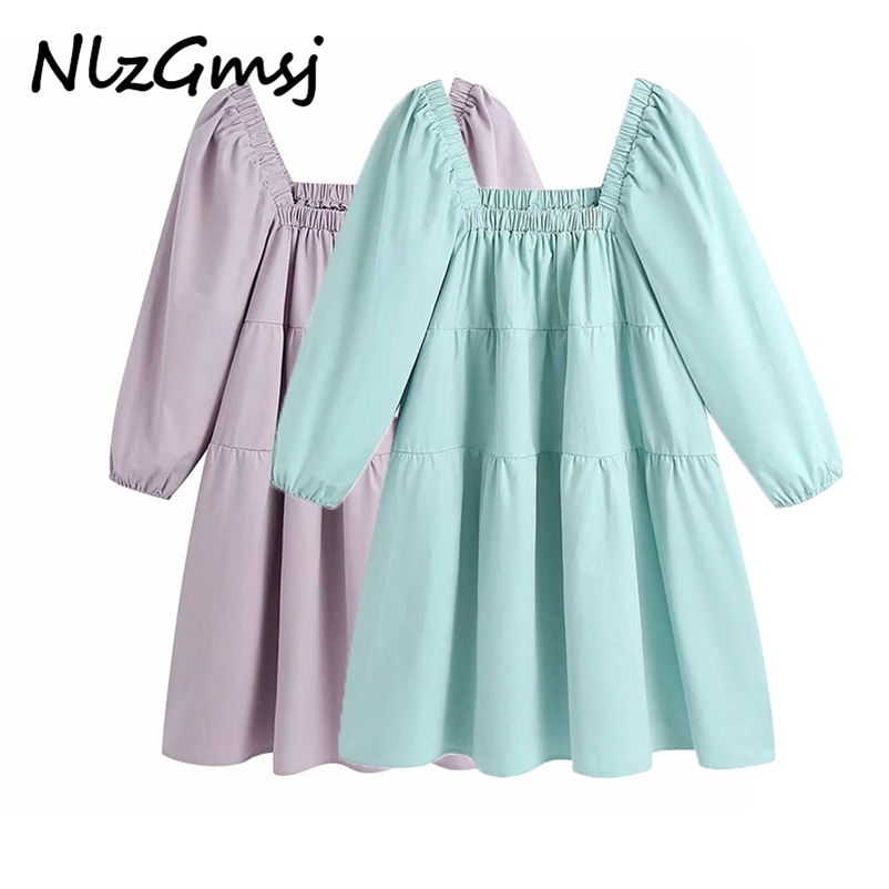 Dres Vintage Solid Square Neck Female Long Sleeve Casual Plus Size Short Vestido 03 210628, As picture
Dres Vintage Solid Square Neck Female Long Sleeve Casual Plus Size Short Vestido 03 210628, As picture