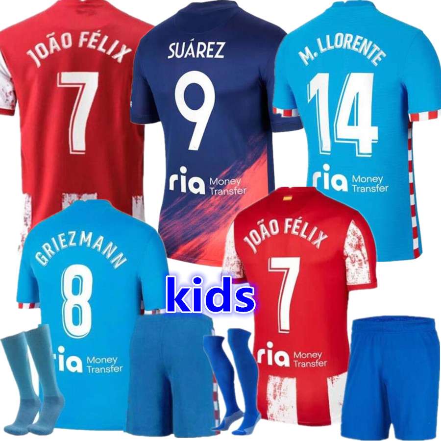 21 22 Atletico Soccer Jerseys SUAREZ GRIEZMANN JOÃO FÉLIX 2021 2022 Madrid M. Llorente CORREA KOKE Camisetas de fútbol LEMAR CARRASCO men an, Black;yellow
21 22 Atletico Soccer Jerseys SUAREZ GRIEZMANN JOÃO FÉLIX 2021 2022 Madrid M. Llorente CORREA KOKE Camisetas de fútbol LEMAR CARRASCO men an, Black;yellow