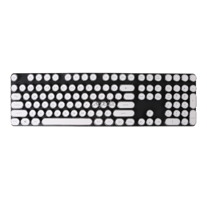 DIY Keycap Retro Steam Punk Typewriter Mechanical Keyboard 104 87 Standard Keys Z09 Drop ship